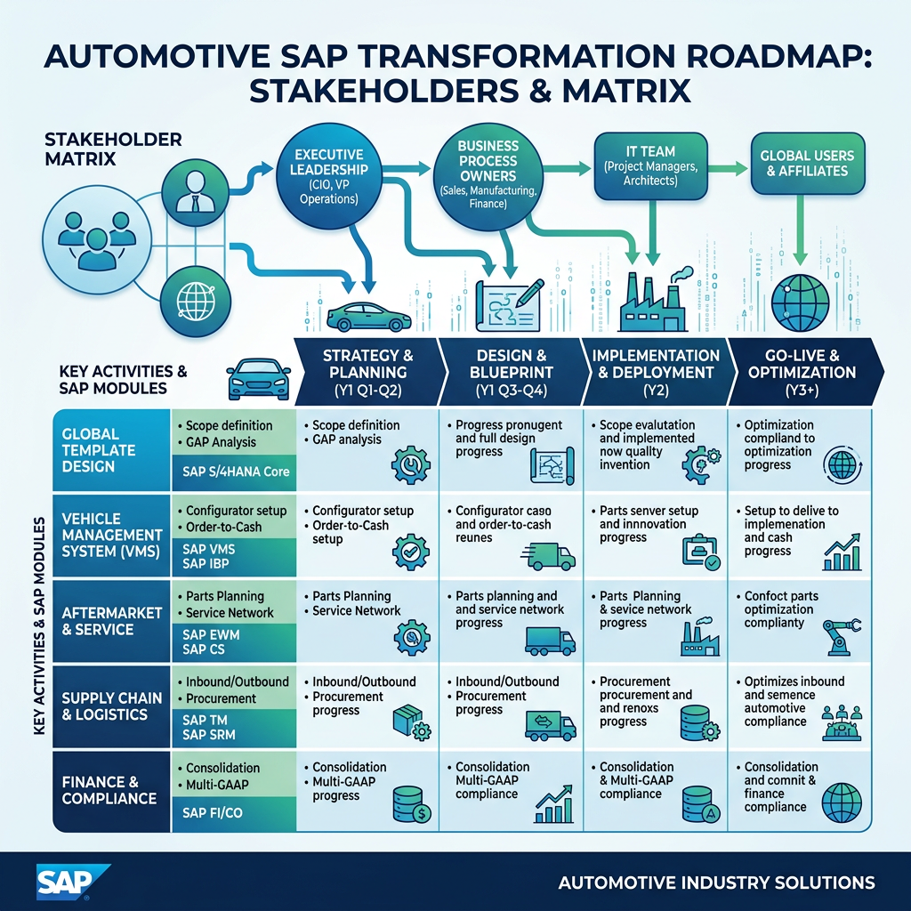 Enterprise Architecture for Automotive Tier‑1 Suppliers: How to Use TOGAF® to Design Stakeholder Trade‑Offs in SAP S/4HANA Programs