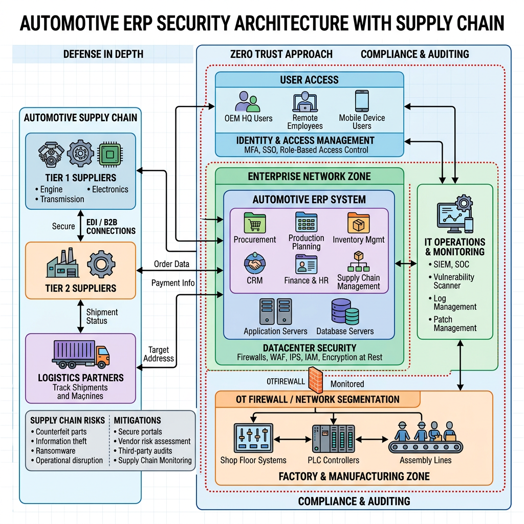 Global ERP Security and Privacy Architecture for Tier‑1 Automotive Suppliers: A TOGAF®×SAP Practitioner’s Guide