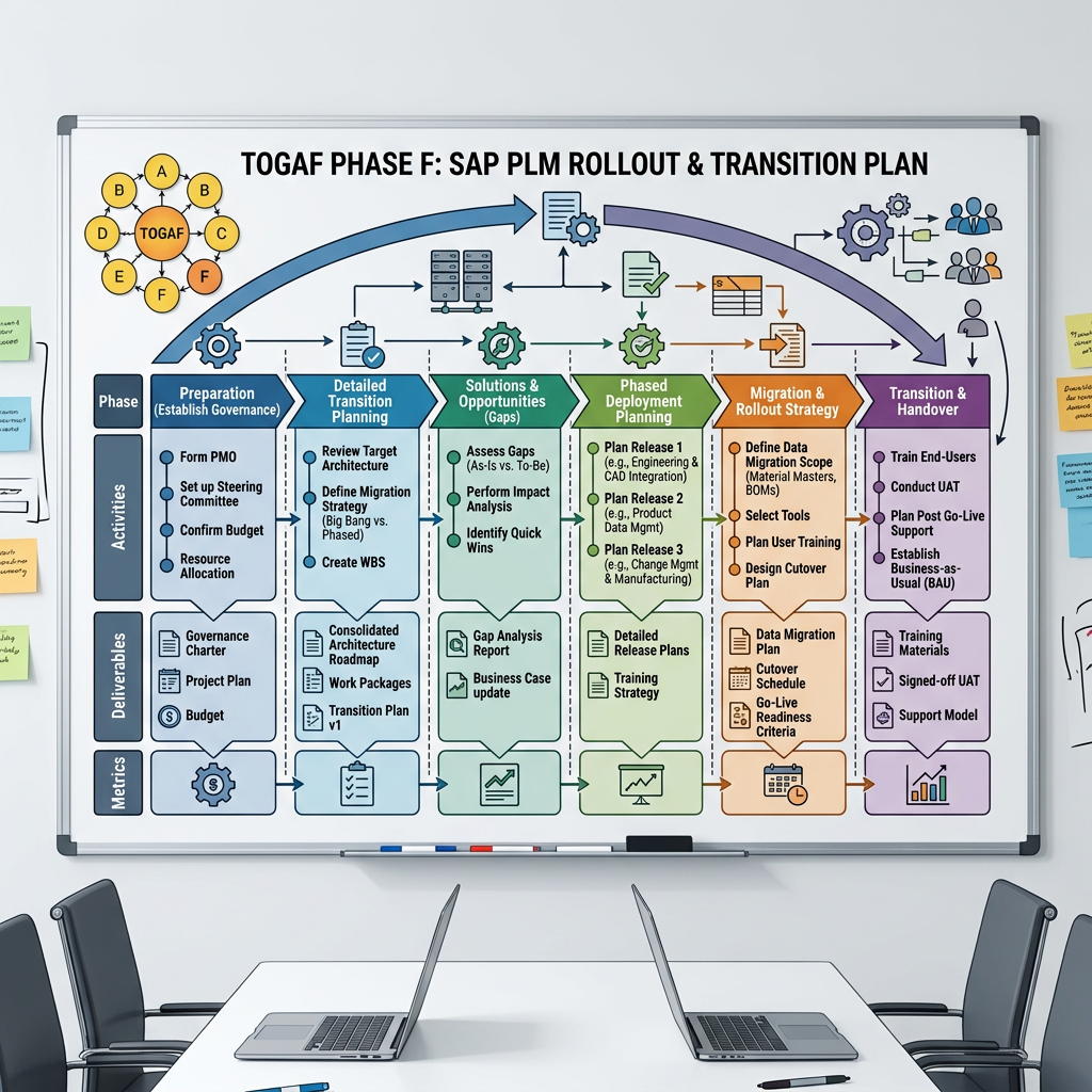 TOGAF® ADM Phase F for SAP & PLM Global Rollout Strategy
