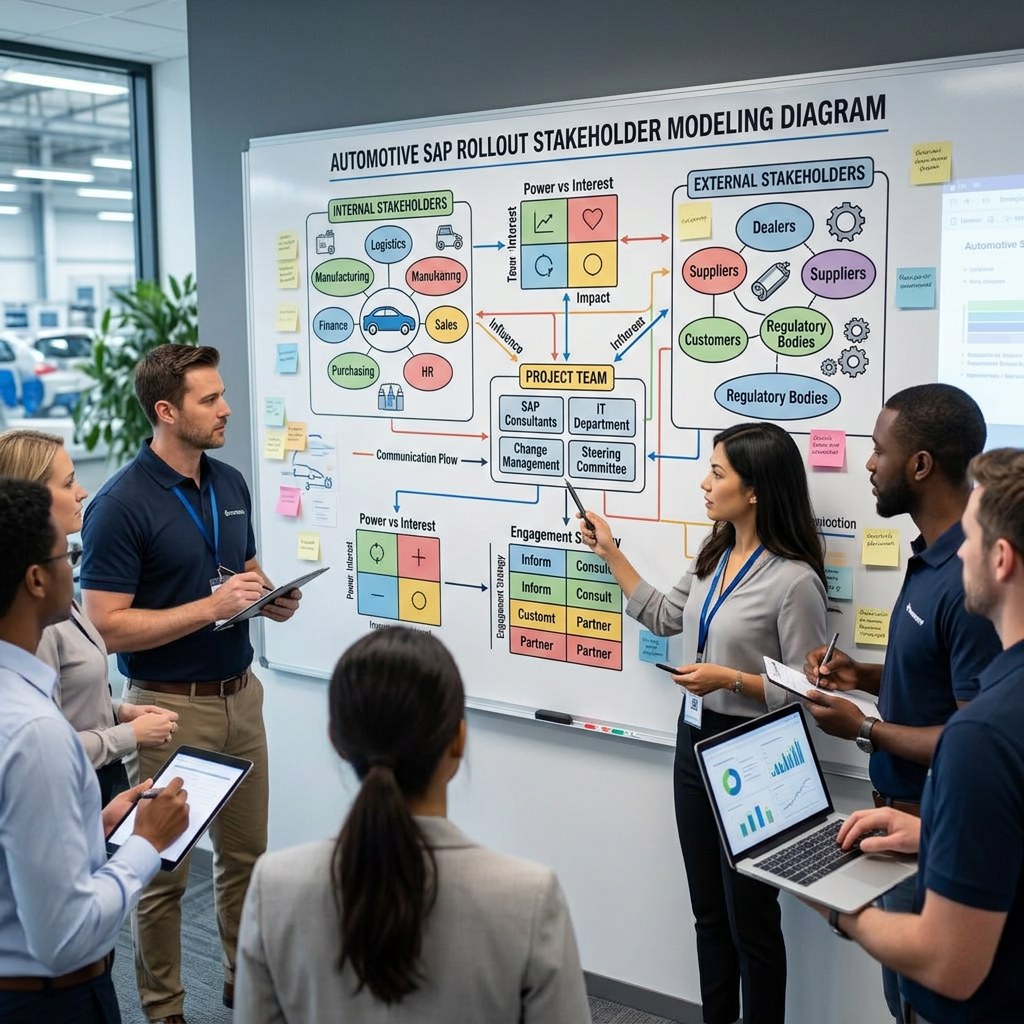 TOGAF’s Stakeholder Modeling Approach for a Successful Automotive Tier 1 SAP Rollout: A Practical Guide for CIOs, PMs, and EAs